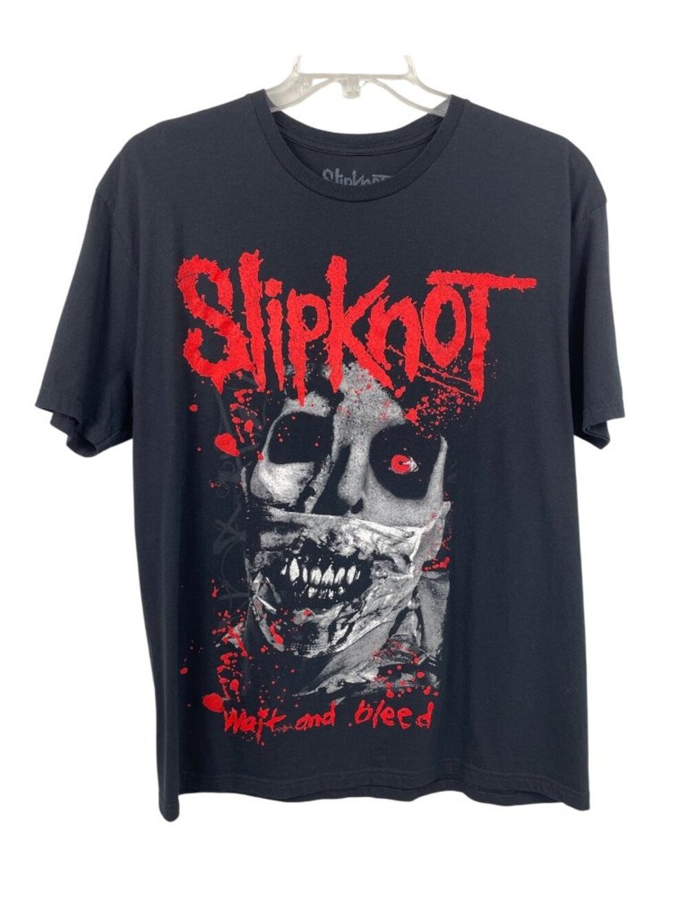 Slipknot Wait And Bleed Graphic T-Shirt Black XL Band Tee 100% Cotton